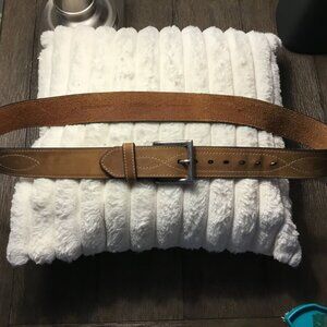 Lt Brown Leather Belt 38/40